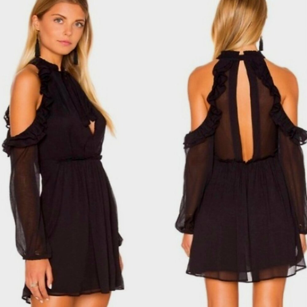 Free People Sheer Black Dress NWT